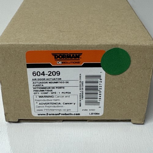 Dorman 604-209 HVAC Blend Door Actuator-Heater Blend Door Actuator - Picture 2 of 8