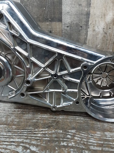 95-98 Harley Davidson Softail Evo Engine Iner Outer Primary Cover Chrome Set #49 - Bild 9 von 11