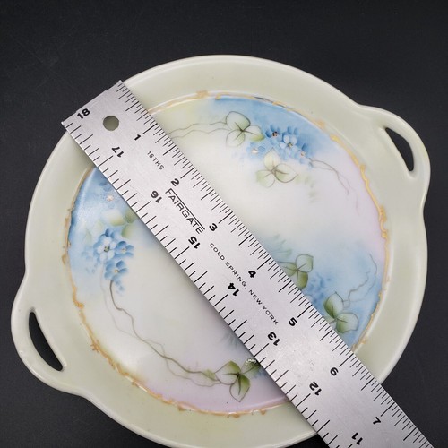 Piatto vintage Uno Favorite Relish 6,5" floreale Baviera dipinto a mano - Foto 4 di 6