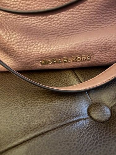 Michael Kors Pink Handbag Gold Chains - Picture 2 of 9