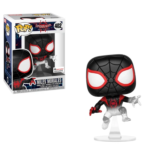 Funko POP! Marvel Spider-Man Into the Spiderverse Miles Morales #402 CAJA DAÑADA