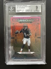 2023 PANINI OBSIDIAN 1/3 ELECTRIC ETCH NEON FLOOD#21 JOE BURROW