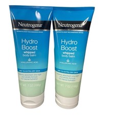 Neutrogena Hydro Boost Whipped Body Balm Hyaluronic Acid  New Extra Dry X2 Read