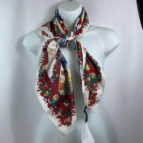 The Tie Rack Victory in Europe Commemorative Satin Square Scarf 34" x 34" - Picture 8 of 14