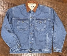 NEW Schaefer Outfitter - Legend Denim Trucker Jacket with Fleece Lining - Large