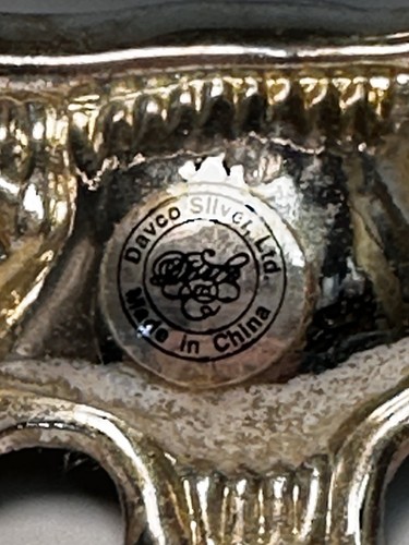 Vanity Swival Mirror ~ Brass Table Top Rococo Cherub ~Vintage (12”x8.5”x2”) - Picture 4 of 24