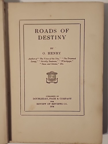 O. Henry Book Lot of 5 Antique Authorized Editions Review HC Doubleday Vintage - Picture 13 of 19