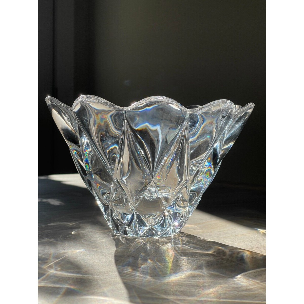 ORREFORS Crystal Sweden Anne Nilsson Design DAISY Scallop