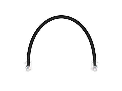 Monoprice Cat6 Ethernet Patch Cable - 1 Feet - Black, RJ45, 550Mhz, UTP, 24AWG - 第 4/6 張圖片