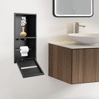 Stainless Steel Toilet Paper Holder with Shelf, Bathroom Niche with Paper Holder
