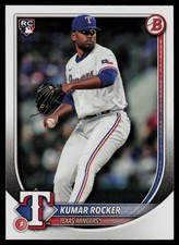 2025 BOWMAN KUMAR ROCKER RC TEXAS RANGERS #80