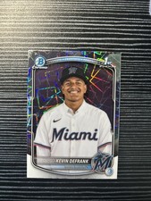 2025 Bowman Chrome Kevin Defrank 1st Velocity Refractor Miami Marlins #BCP-205