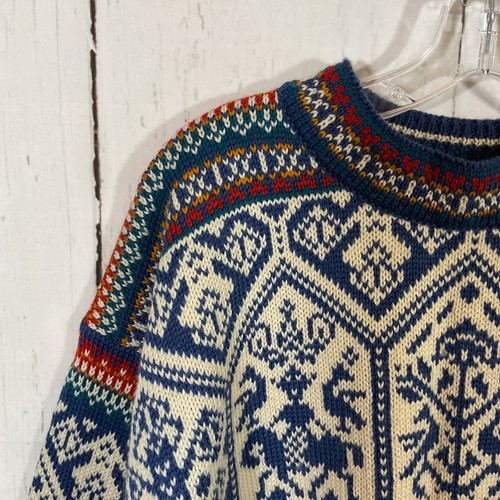 Dale of Norway Lillehammer Olympics Pure Wool Sweater M Fair Isle Nordic Unisex - Picture 6 of 19