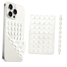 Silicone Suction Cup Phone Case Mount Double Sided, Phone Accessories White