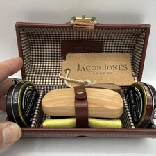 Vintage Shoe Shine Compact Travel Kit