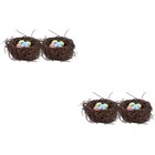  2 Pieces Easter Egg Nest Bird Decorations Artificial House Decorative