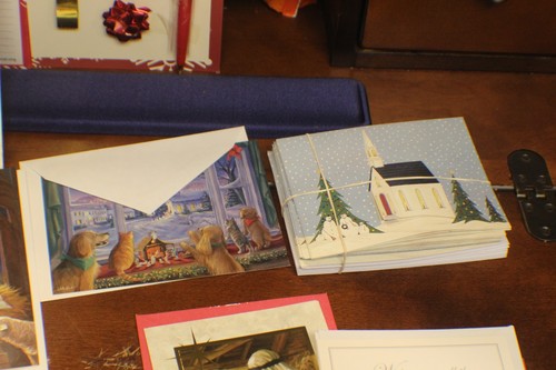 Konvolut Mix70 Weihnachtskarten Vintage neuwertig Deko Umschläge unbenutzt - Bild 7 von 21