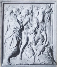 Coming Forth From The Ark, San Petronio, Bologna Italy Magic Lantern Glass Slide