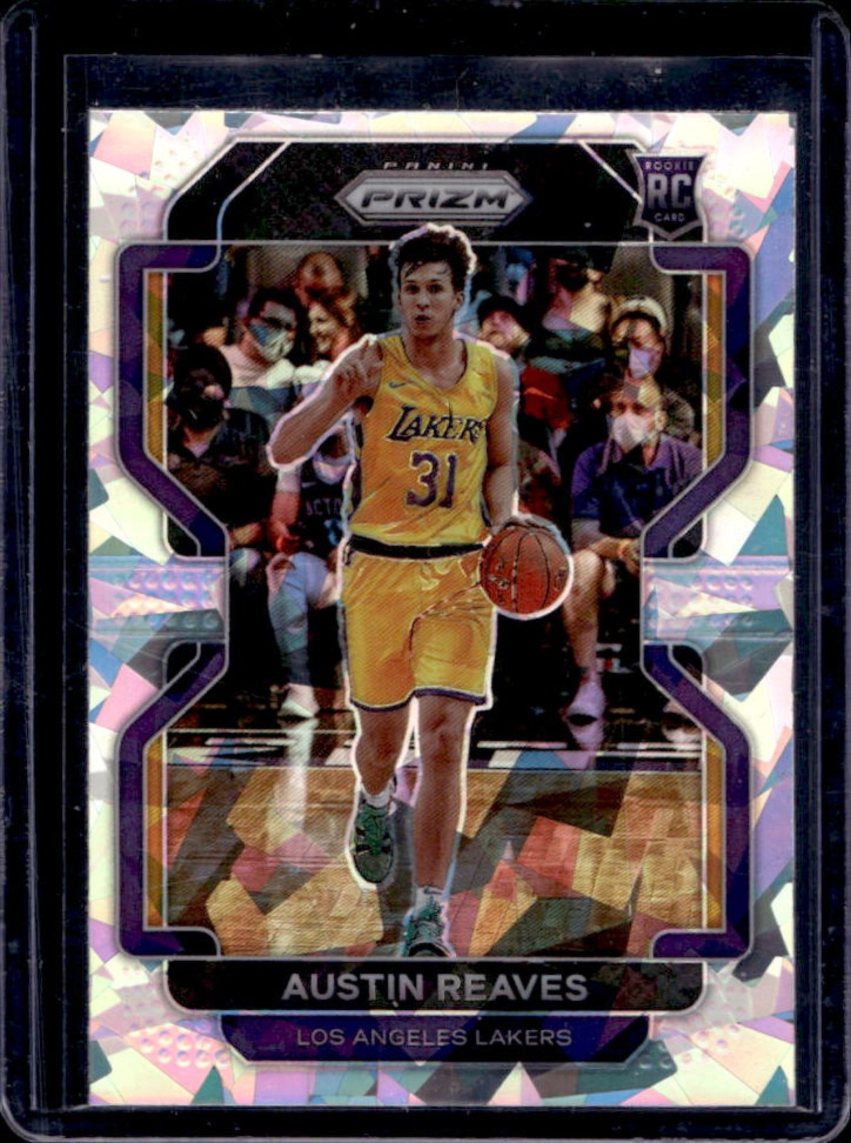 2021-22 Prizm Austin Reaves RC Ice Rookie #165 Lakers