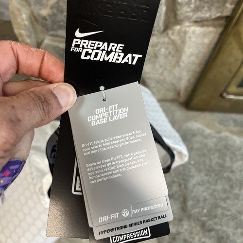 Nike Pro Combat Mens Padded Compression Shorts White 2XL FREE SHIPPING - Picture 9 of 11