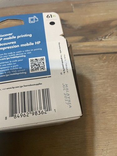 HP 61XL Black Tri-Color Ink Cartridge Set CR258BN CH563WN CH564WN OEM Exp 2017 - Picture 4 of 5