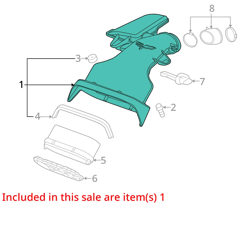 08 09 10 11 12 13 CHEVY CORVETTE Air Cleaner Foto 3 de 4