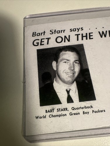 Bart Starr Says Vote For Richard Nixon 1968 Autogramm 3x5 Karteikarte signiert - Bild 5 von 6