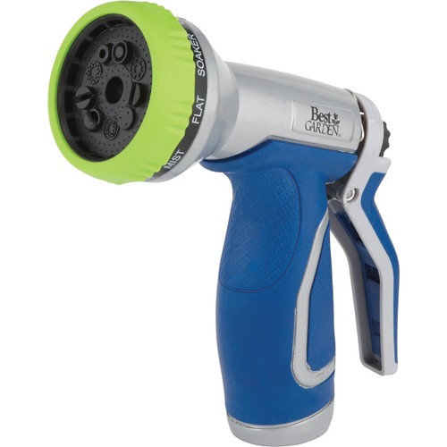 Best Garden Metalldüse mit 9 Mustern, blau & grau 55118-PT Best Garden 55118-PT