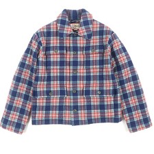 Gucci Tiger Wool Quilted Plaid Jacket 46 US Excellent Condition