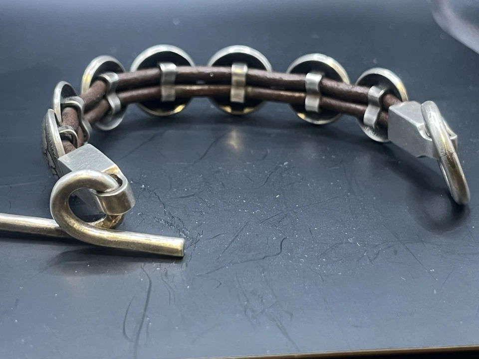 Arnold Goldstein Bracelet Ralph Lauren Coll. -8 1/2 Inch- Sterling - Buffalo - Image 4 of 4