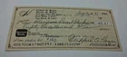 Cliff Hagan Signed Personal Check Autograph