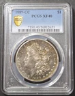 1889-CC Morgan Dollar, PCGS XF40
