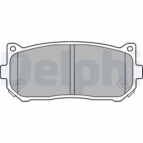 LP1528 BRAKE PAD SET, DISC BRAKE KIA CARENS I MPV 1.8 I - Picture 1 of 4