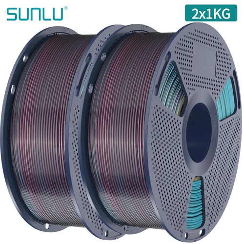 SUNLU 1.75MM PLA PETG SILK 1KG Filament 2Rollen 3D-Drucker Verbrauchsmaterial - Afbeelding 101 van 107