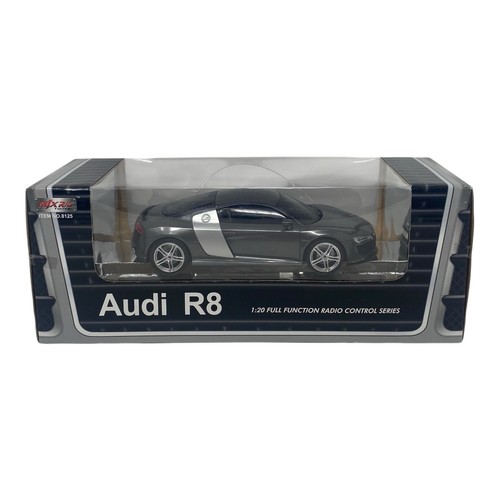 MJX R/C Technic Audi R8 1:20 Scale Silver & Black Radio Control Car 49 MHZ - Picture 3 of 6
