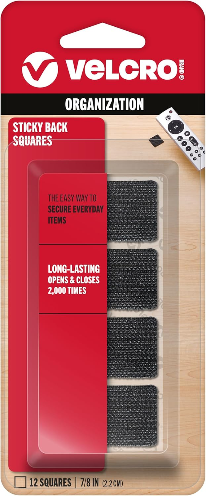 VELCRO 90072 Hook & Loop Tape - Black-image