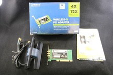 LINKSYS CISCO WIRELESS-N PCI ADAPTER MODEL WMP300N RANGE MARK 4X/SPEED MARK 12X