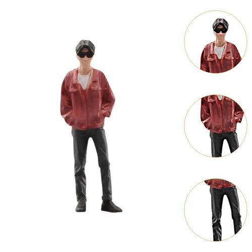 1/64 Boy Figure Tiny People for DIY Scene Decor Sand Table Layout Decoration - Picture 4 of 7