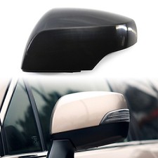 Schwarzes ABS Vorne Links Rückspiegel Abdeckkappe Zierleiste für 2012-18 Subaru