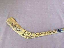 Original Detroit Red Wings Signed Used By Darren McCarty Hockey Stick Broken APT