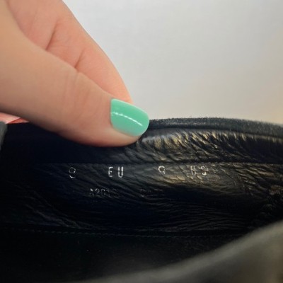 Ermenegildo Zegna Mens Black Suede Herringbone Driving  display picture 1