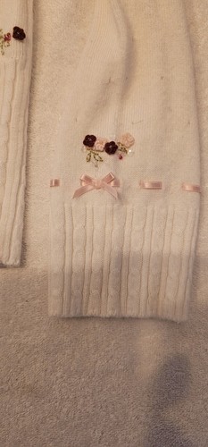 Gymboree Fox Trot Floral Faux Wrap Sweater size 7 - Picture 4 of 6