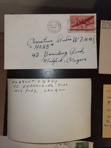24x Vintage Hawaiian Hawaii KH Ham Radio Station Post Cards Postcard 1949-50 - Picture 7 of 18