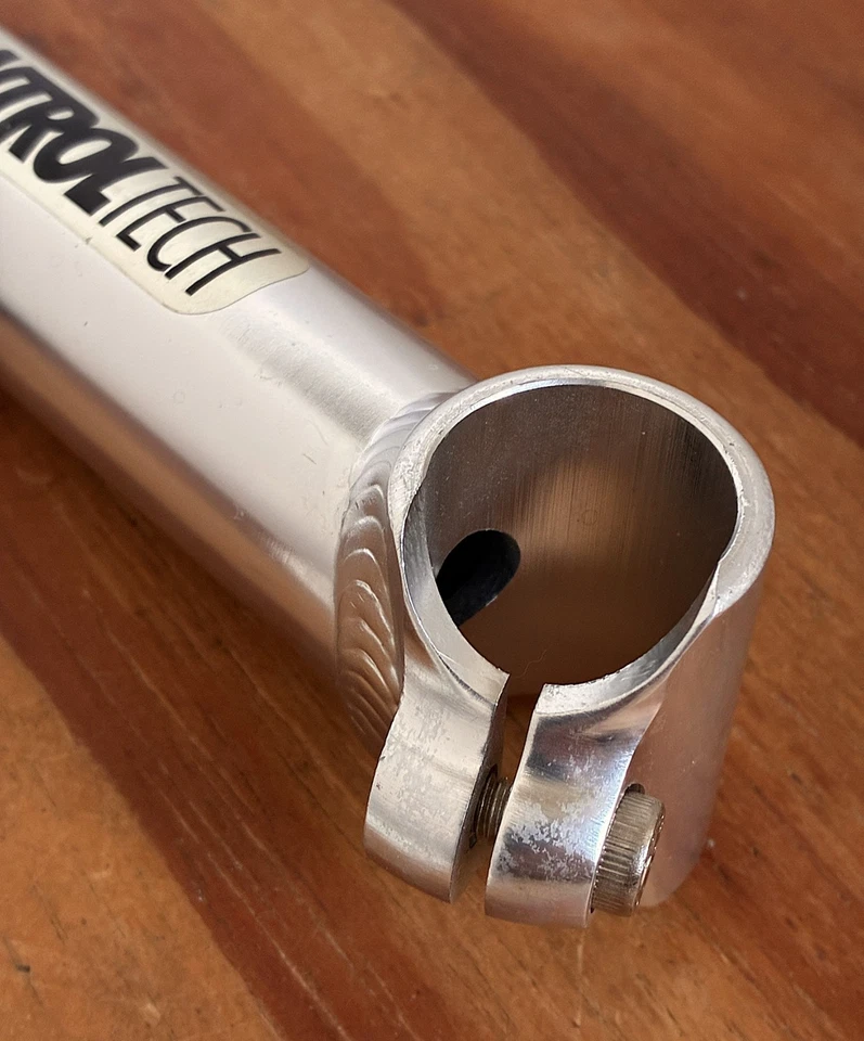 NOS Vintage Control Tech Aluminum Quill MTB Stem 150mm 25.4 Silver Made in USA - Image 3 of 4