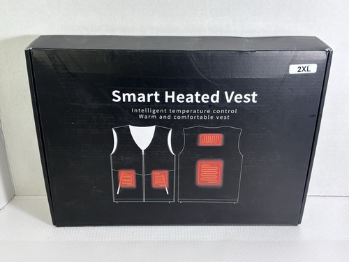 Smart Beheizbare Weste Herren Ultradünn Kohlefaser USB (ohne Akku) 2XL MSDUNOVR - Bild 1 von 3