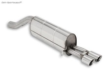 Fox Sportauspuff Audi A1 Typ GB 25 30 TFSI 2x76mm rund doppelwandig abgeschrägt