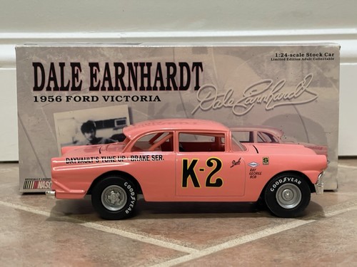 1956 Dale Earnhardt K2 K-2 Ford Victoria ALL PINK 1st Car NASCAR Action 1/24 - Picture 6 of 16