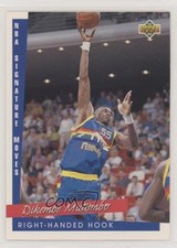 1993-94 Upper Deck NBA Signature Moves Dikembe Mutombo #246 HOF 1u6