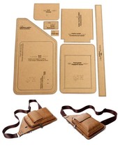 Chest Bag Sewing Pattern Hard Kraft Paper Stencil Template Diy Leather Fashion