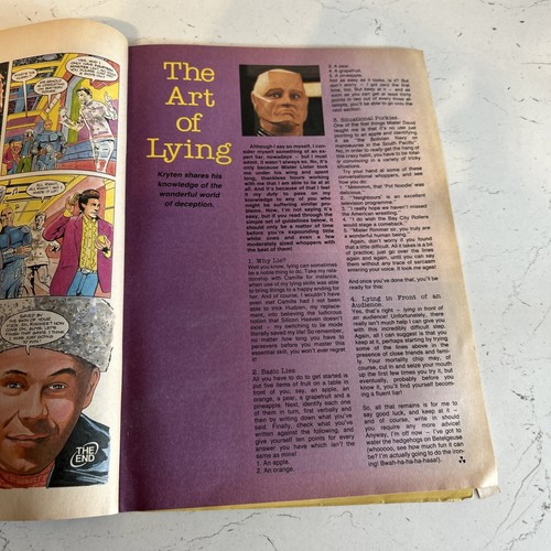 RED DWARF SMEGAZINE (COMIC) NO 6 August 92 - Picture 4 of 4